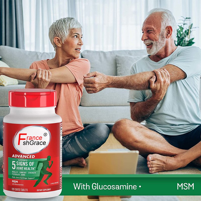 180 TABLETS DIETARY SUPPLEMENT GLUCOSAMINE CHONDROITIN TURMERIC & MSM