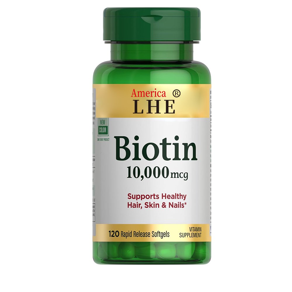 Dietary Supplement Vitamin Nourish Hair Follicles Skin Nails Biotin Vitamin 120 count