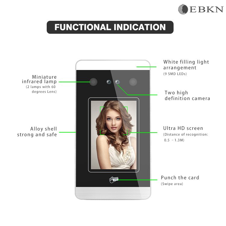 Gold Supplier Factory Sale Smart Time keeping Attendance System Time Card Machine For School
