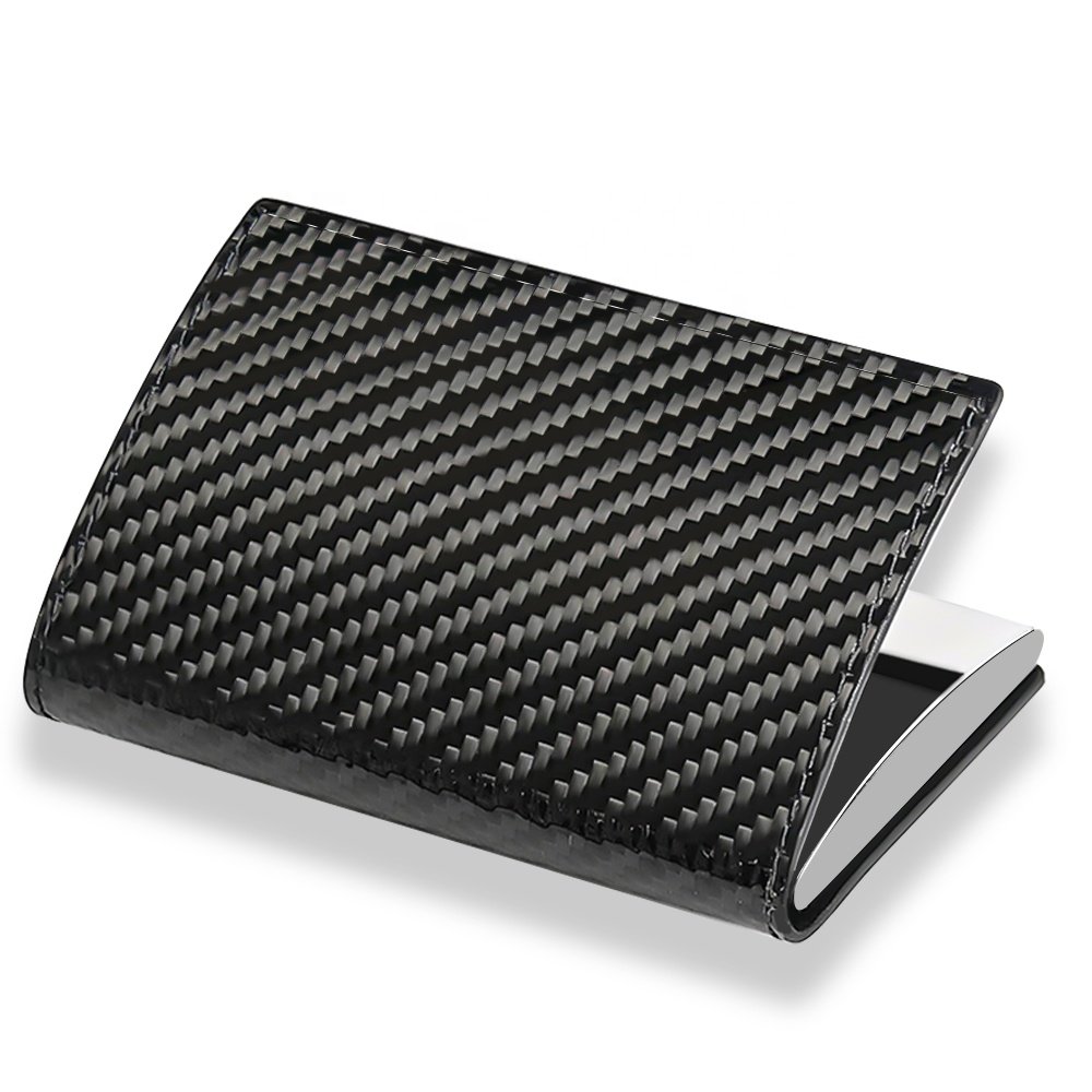 RFID blocking slim business ID card holder credit card cases holder for men women carbon fiber cases custom