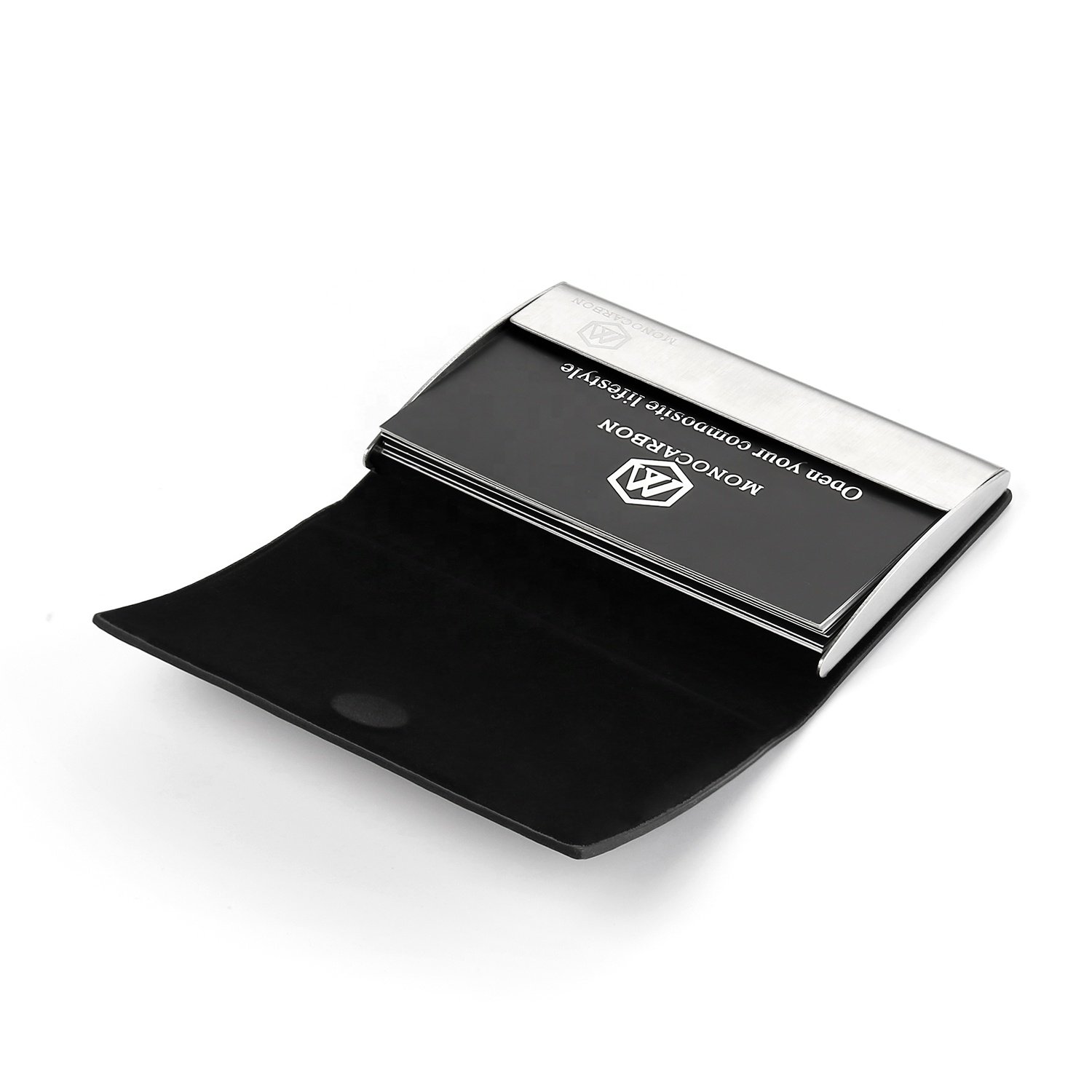 RFID blocking slim business ID card holder credit card cases holder for men women carbon fiber cases custom