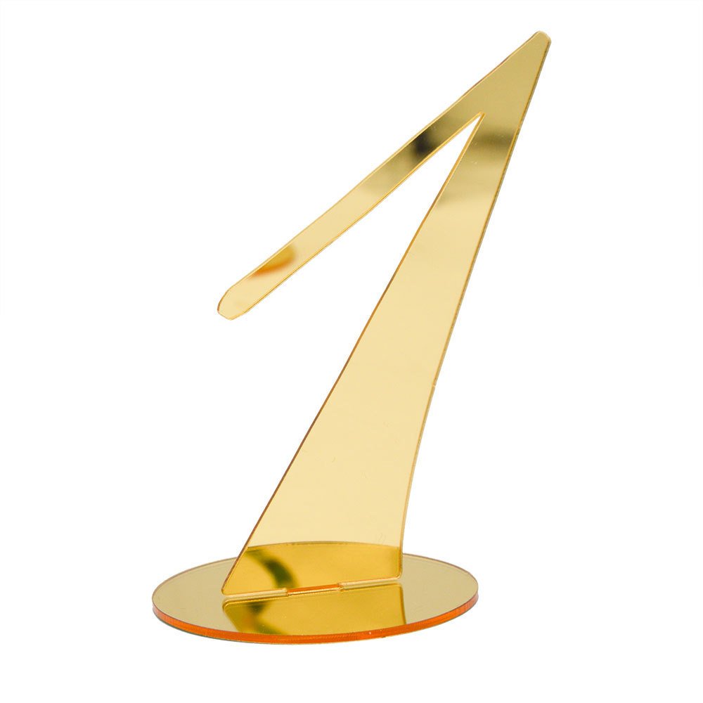 Custom Gold Mirror Acrylic Table Numbers for Weddings and Parties Floral Wedding Decorations with Personalized Place Cards