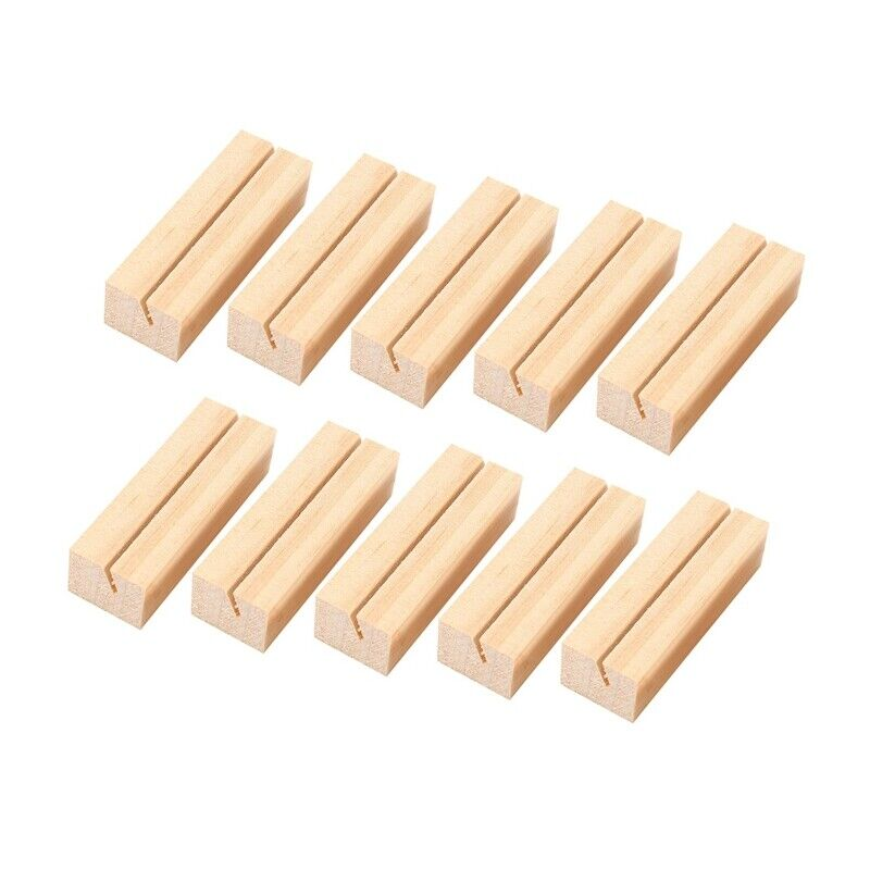 Wooden Place Card Holders Sign Holders Perfect for Retail Shop Wedding Dinner Party