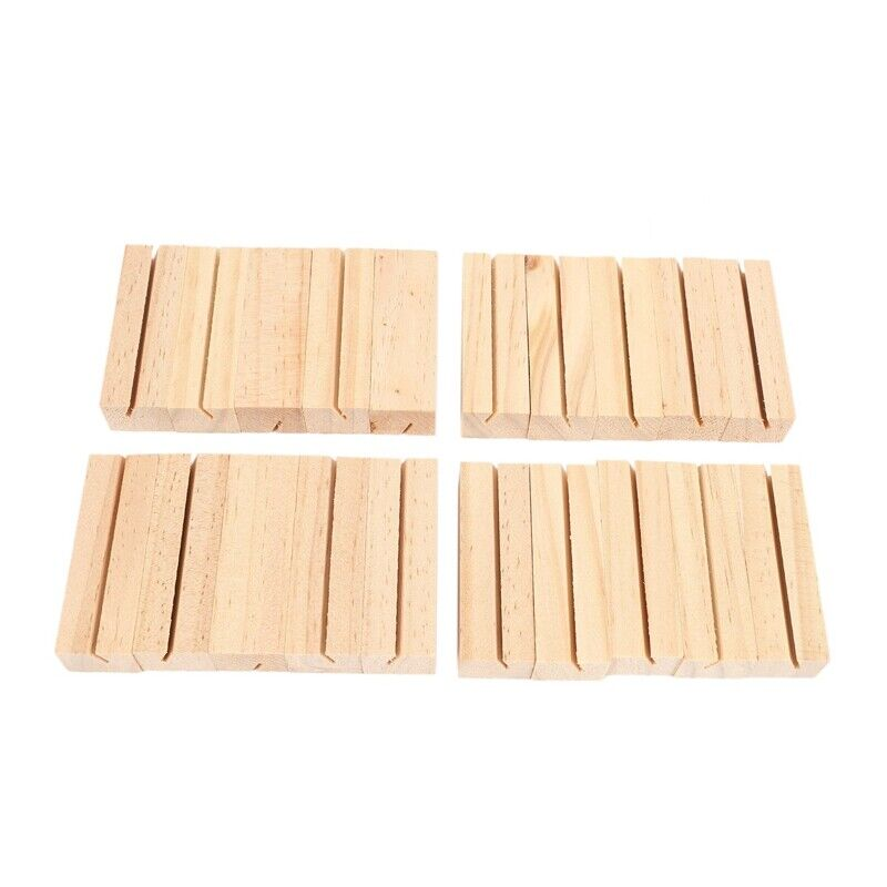 Wooden Place Card Holders Sign Holders Perfect for Retail Shop Wedding Dinner Party