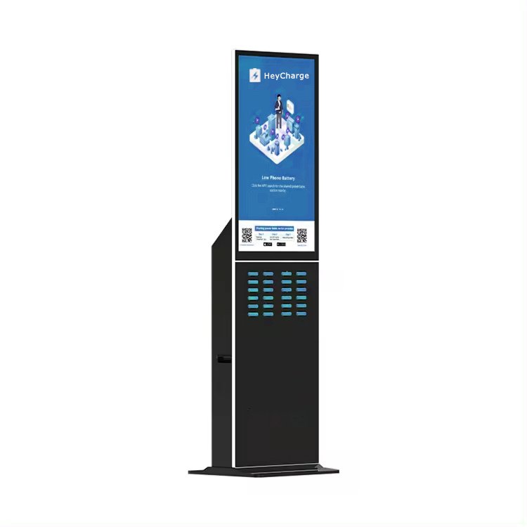Cell phone charging stations 48 slots sharing power bank battery vending machine portable charger rental kisok