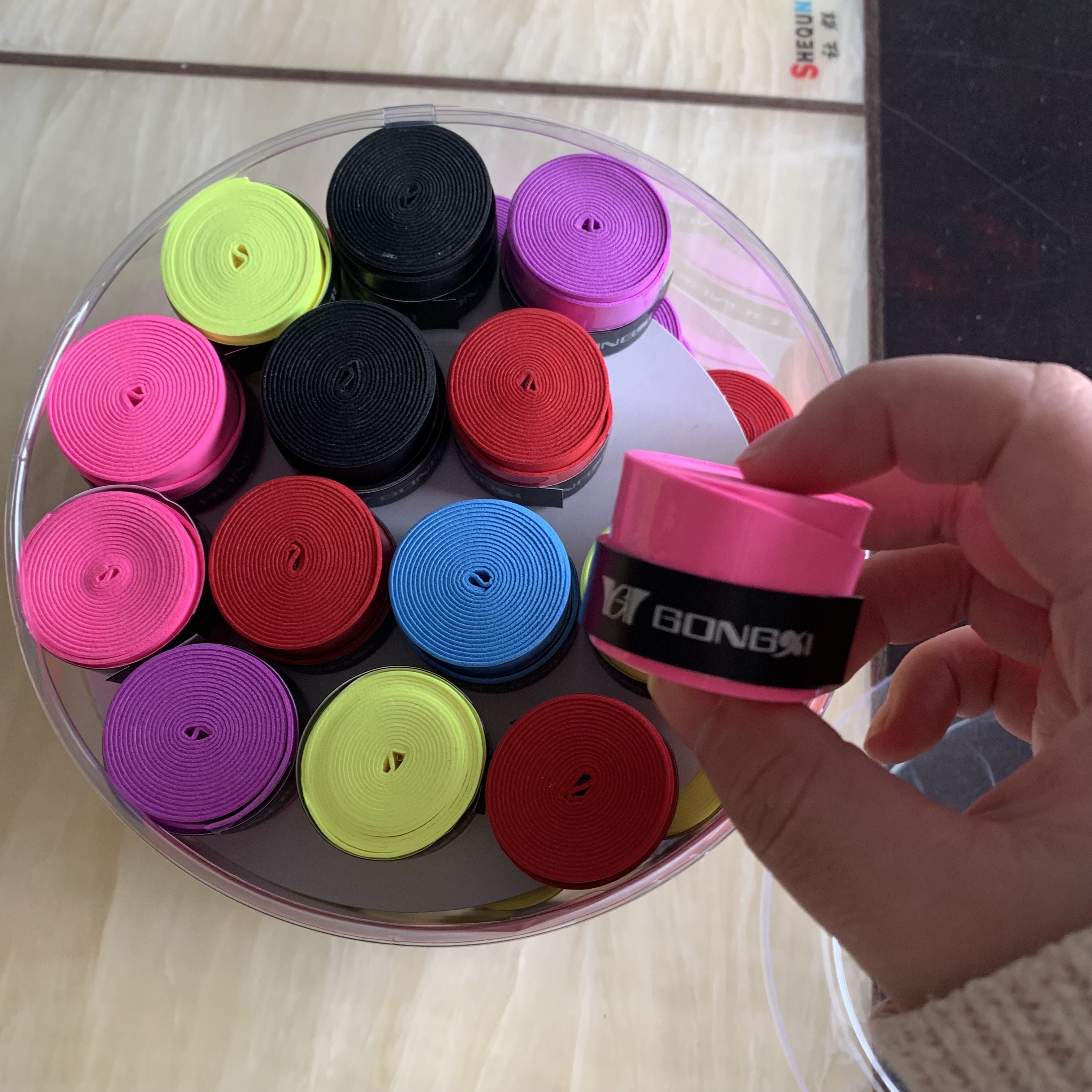 Customized Soft Tennis Padel Badminton Racket Over grip