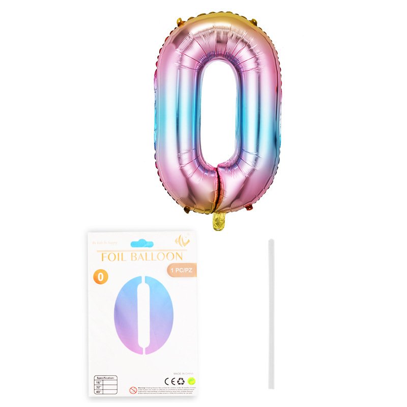 foil balloons foil letters Large number balloons 0123456789 Number Helium ballon for Birthday Party Supplies Decorations