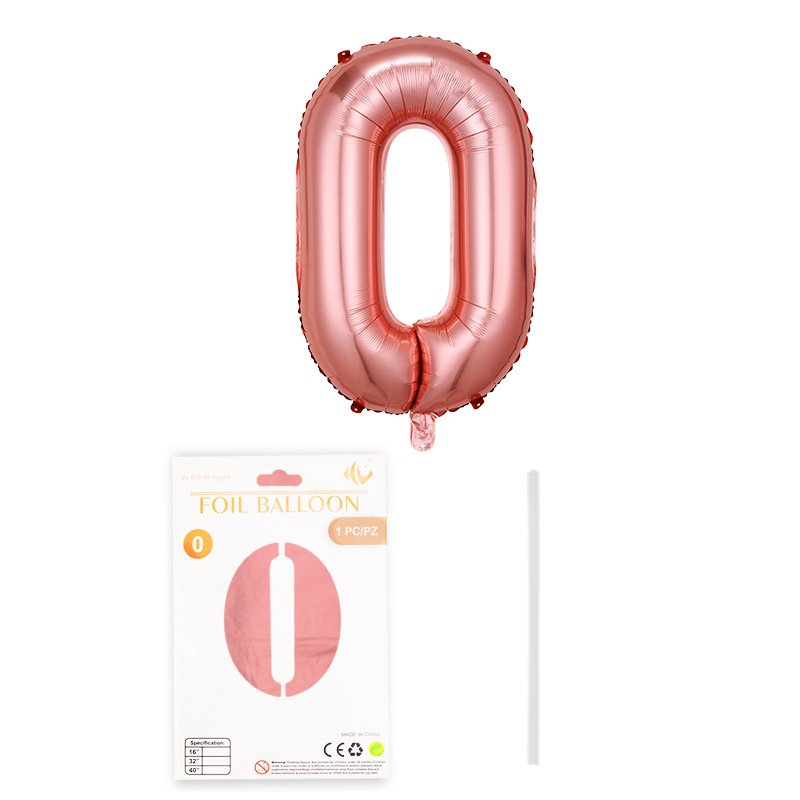 foil balloons foil letters Large number balloons 0123456789 Number Helium ballon for Birthday Party Supplies Decorations