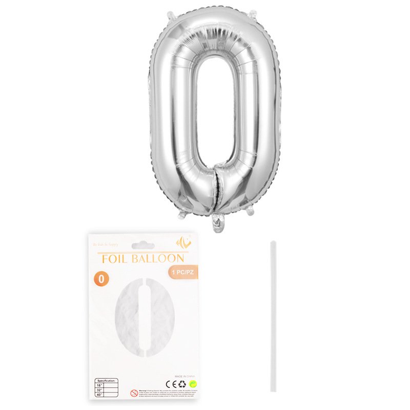 foil balloons foil letters Large number balloons 0123456789 Number Helium ballon for Birthday Party Supplies Decorations