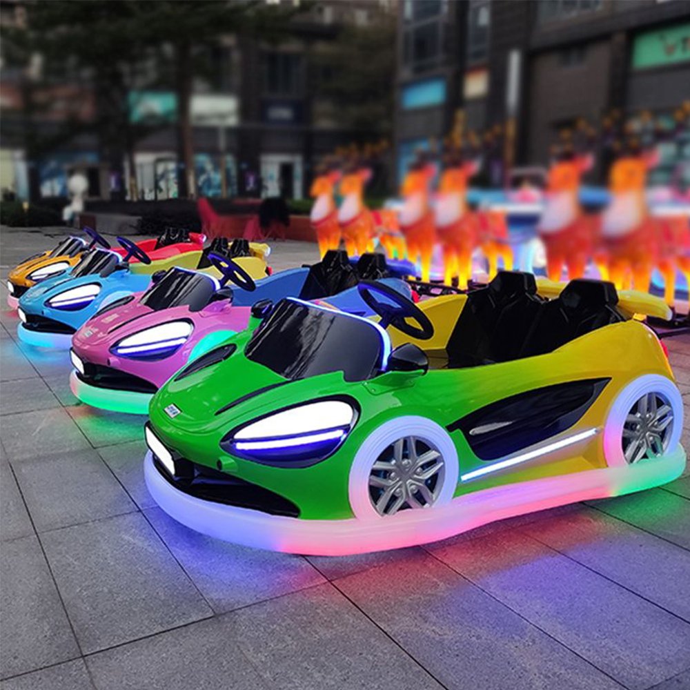 Public Adventure Park-Amusement Shopping Mall Center Electric Fiberglass Bumper Cars for Adults Children ride on Toy Cars