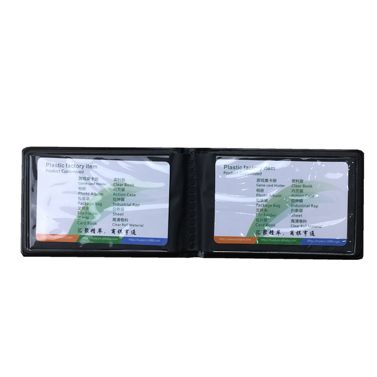 2024 China Factory PVC cover inner ID pocket card album easy carry business name card book for mini photo (Manufacture)