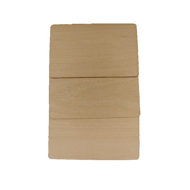 Customized birch laser carved wood wooden key card