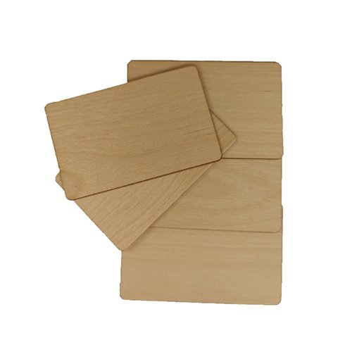 Customized birch laser carved wood wooden key card