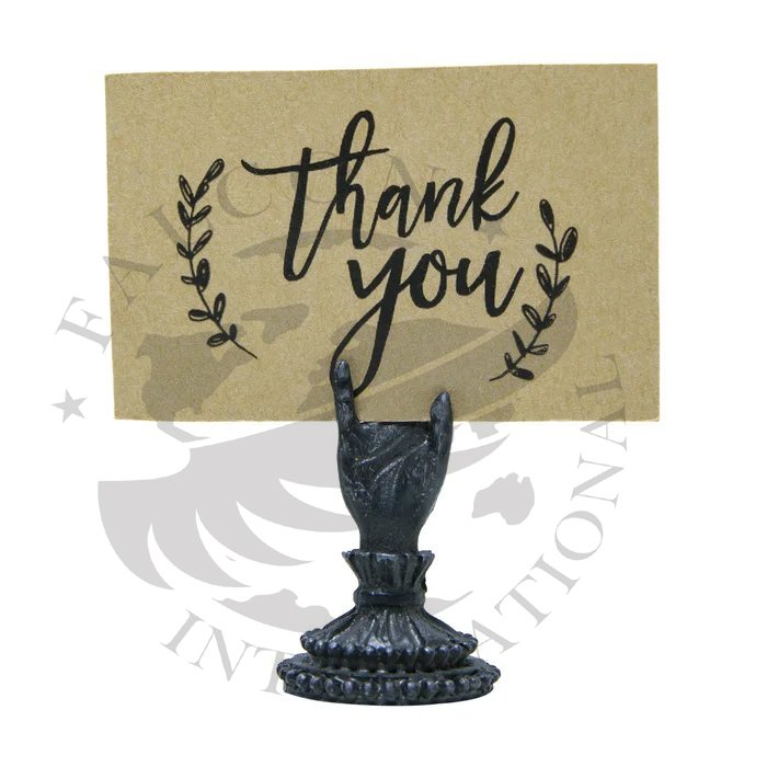 Premium Design Business Card Holder Hand Shaped Place card Holder