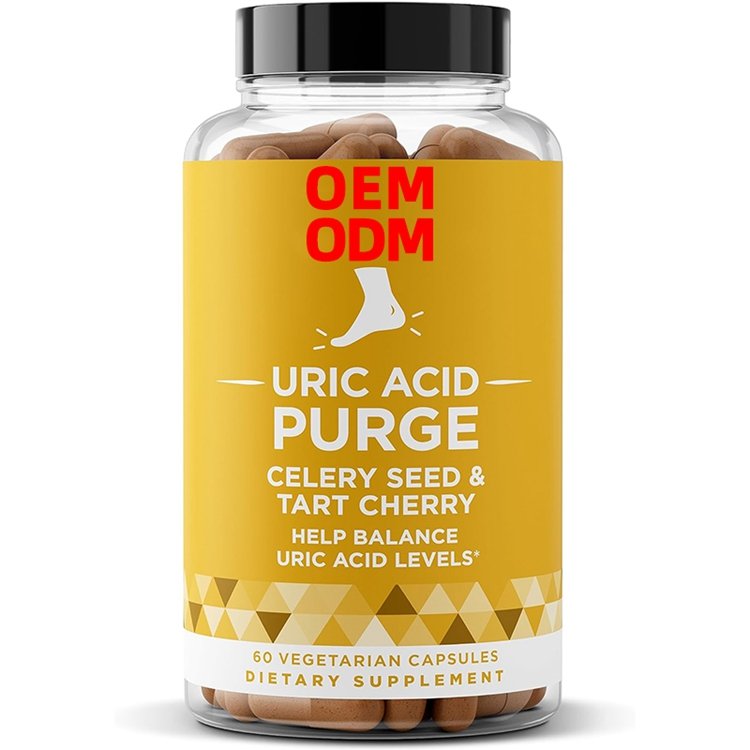 Tart Cherry & Chanca Piedra 60 Soft Vegan Capsules Purge Uric Acid Flush Detox and Cleanse with Celery Seed Extract