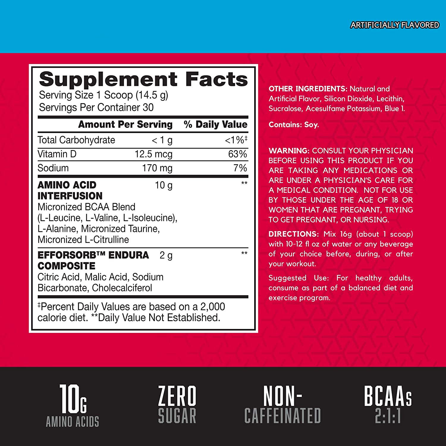 Hot Sale Pre Workout Powder Branched Chain Amino Acids 2:1:1 Bcaa Powder