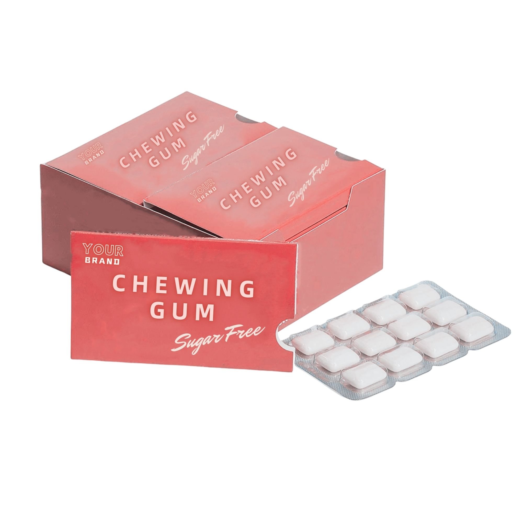 Sugar Free Nootropic Gum With Caffeine Theanine