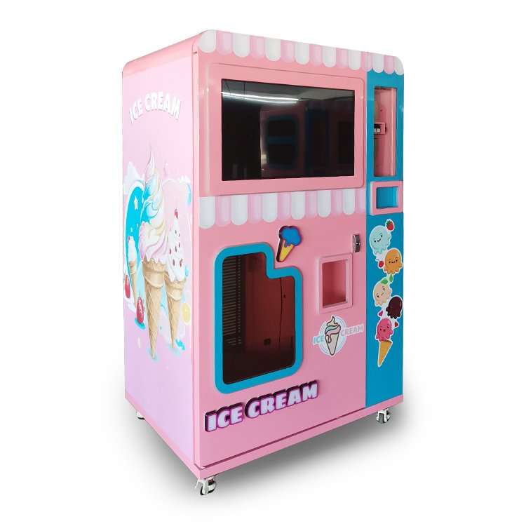 2024 ice cream automatic vending machine with Smart payment methods