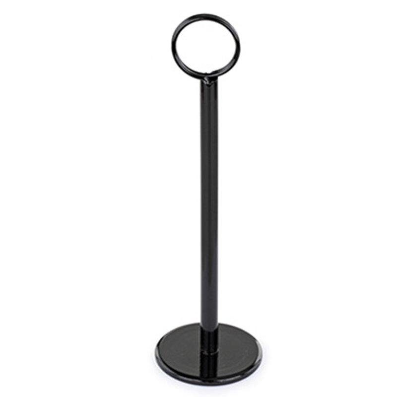 Customized Durable Circle Wedding Restaurant Place Number Menu Card Clips Metal Table Number Holder