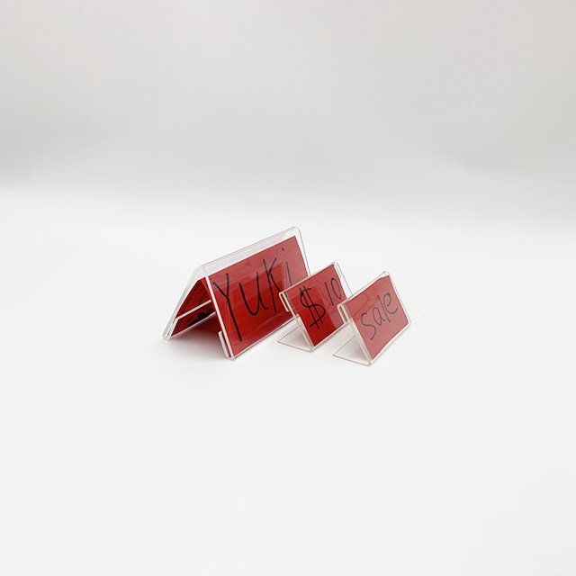 New product Manufacturer Acrylic Menu Holder Bar Signage Guestbook Wedding Name Place Card Table Top Sign Stand