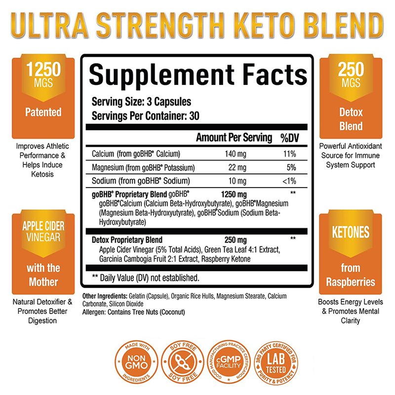 Exogenous Keto Pills Best Keto Burn Diet Pills - Advanced Ketones BHB Supplement