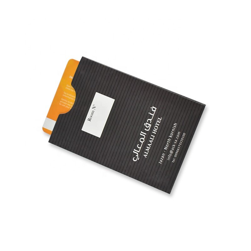 Good quality Wholesale customized printing art paper hotel card sleeve cardboard card envelopes