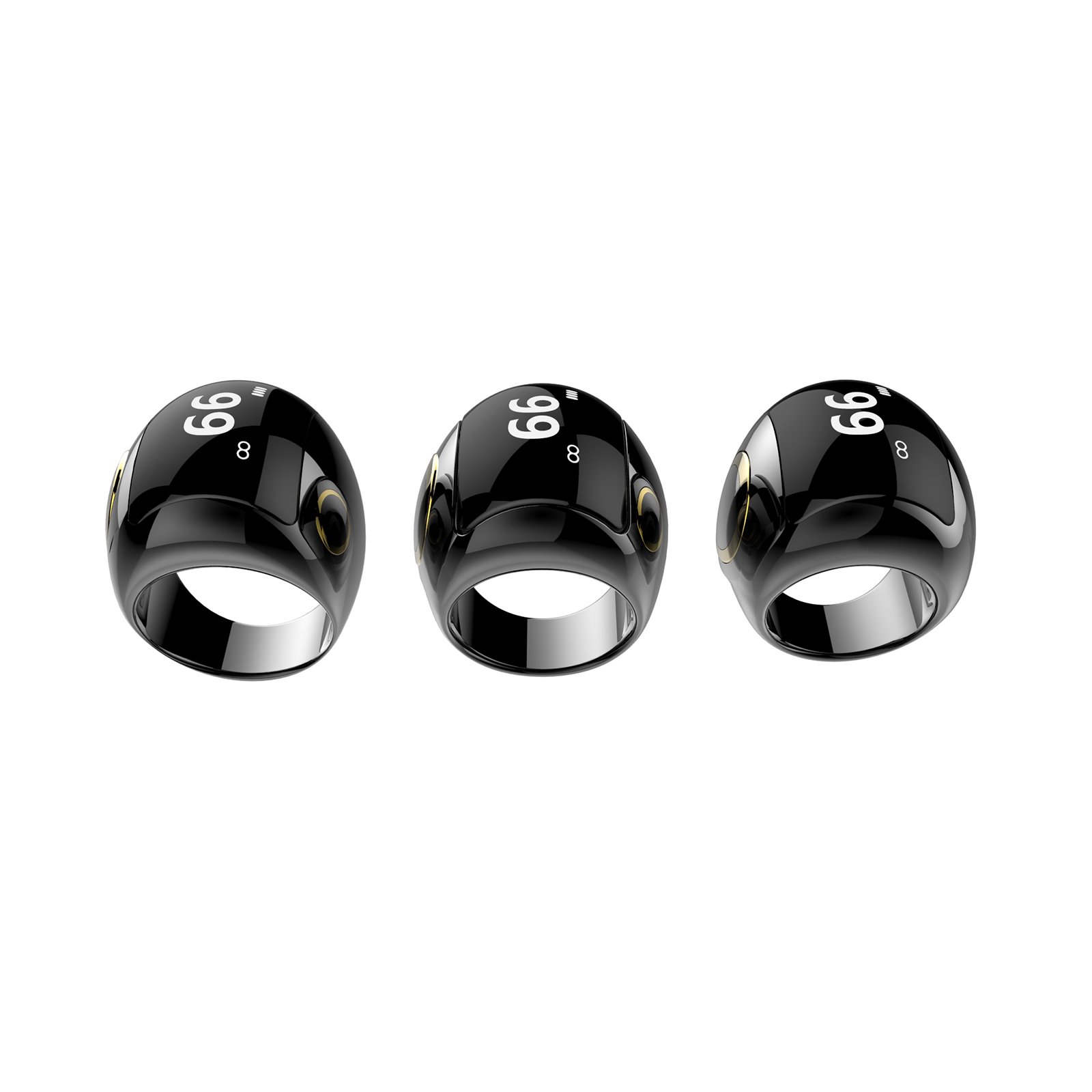 Muslim Gift ceramic electronic zikir ring counter Azan alarm Digital tasbih Smart Tasbeeh Zikr Ring