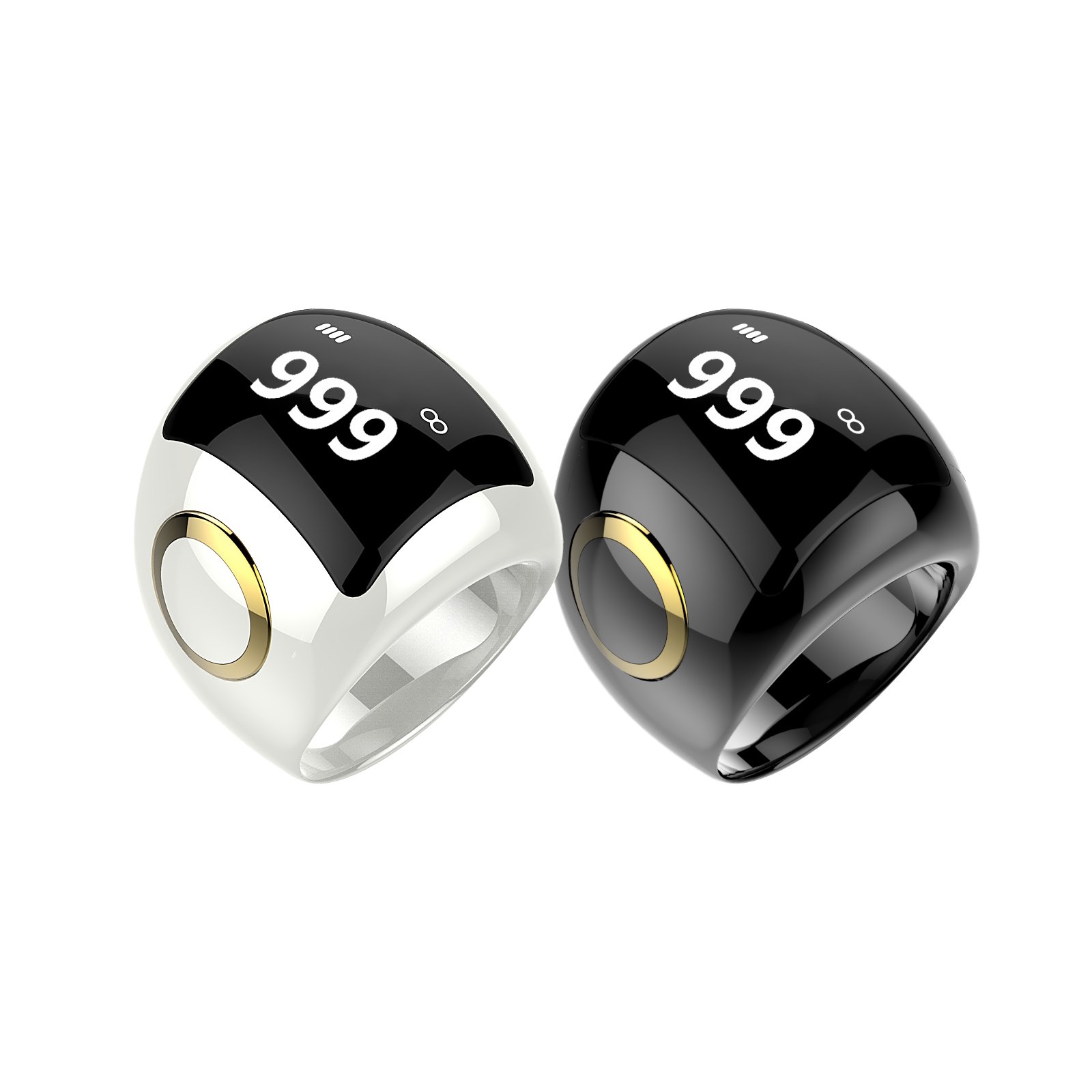 Muslim Gift ceramic electronic zikir ring counter Azan alarm Digital tasbih Smart Tasbeeh Zikr Ring