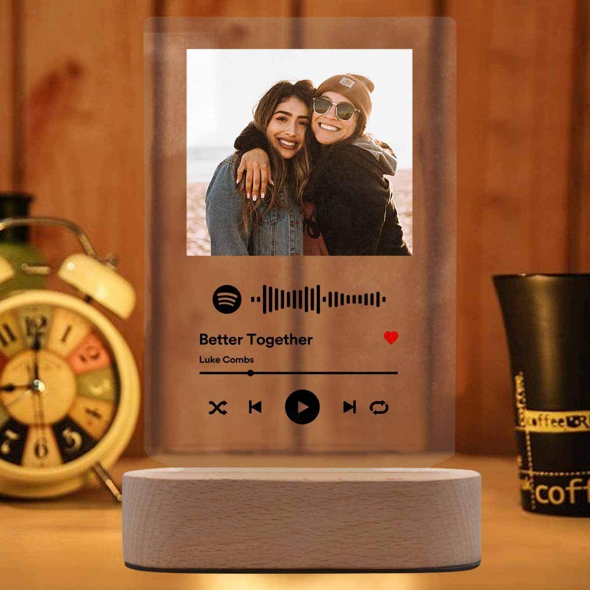 Customized Personalized Acrylic Song Photo Cards Custom Acrylic Album Cover Gifts
