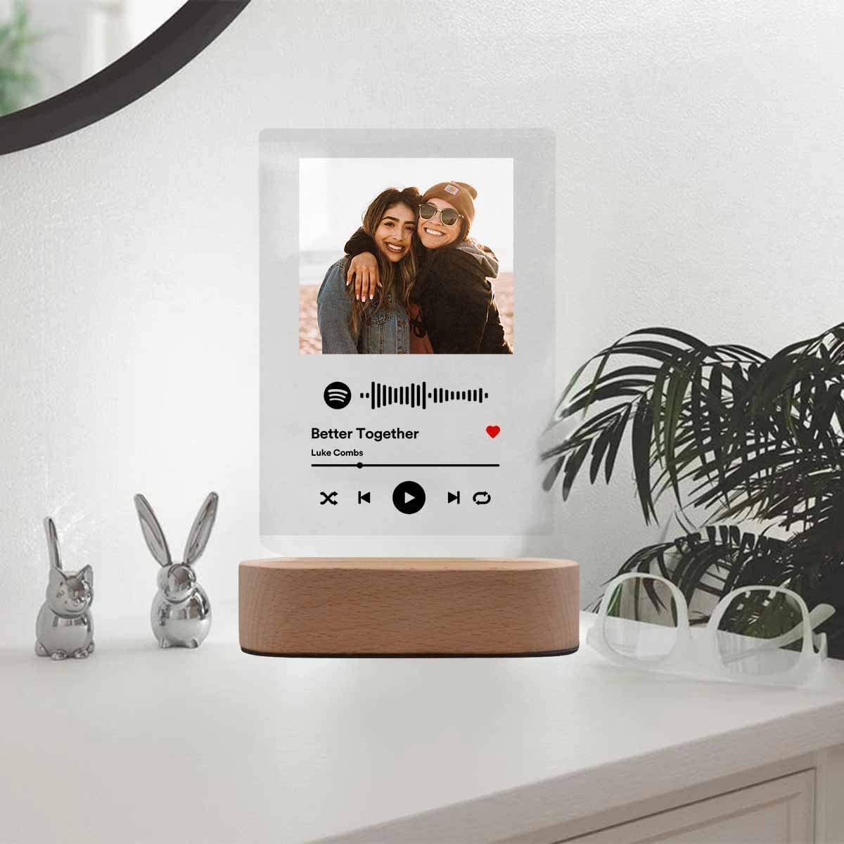 Customized Personalized Acrylic Song Photo Cards Custom Acrylic Album Cover Gifts