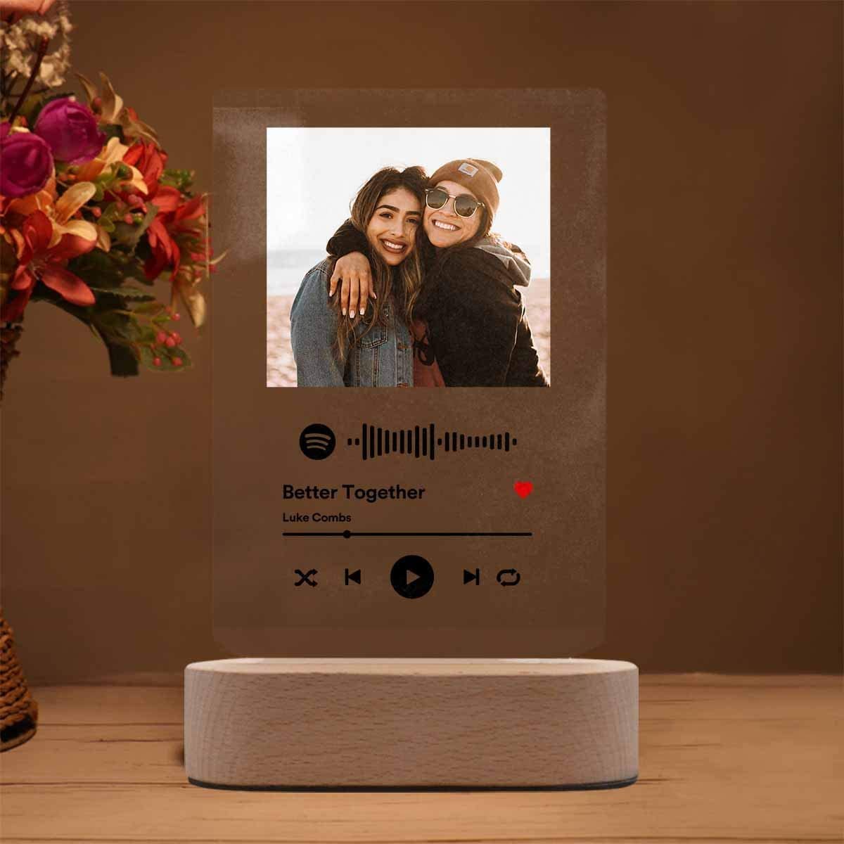 Customized Personalized Acrylic Song Photo Cards Custom Acrylic Album Cover Gifts