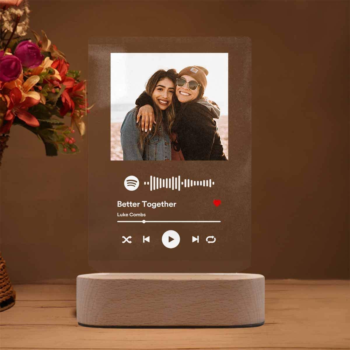 Customized Personalized Acrylic Song Photo Cards Custom Acrylic Album Cover Gifts