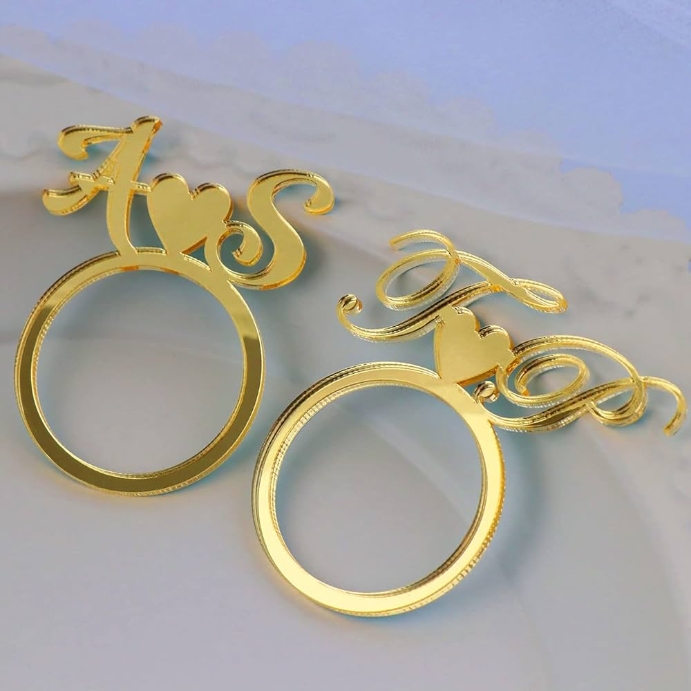 Christmas Star Napkin Ring & Place Card, Laser cut From Gold or Silver Acrylic Mirror Napkin Ring Wedding