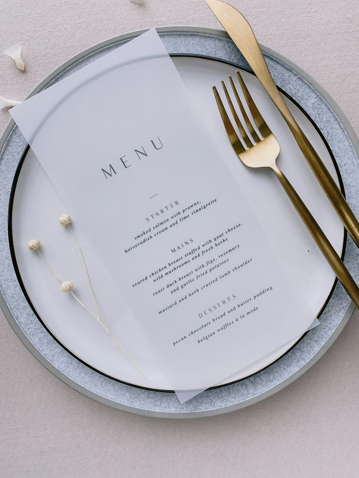 custom vellum paper black gold foil wedding acrylic place card table number menus card holder for Reception restaurant party