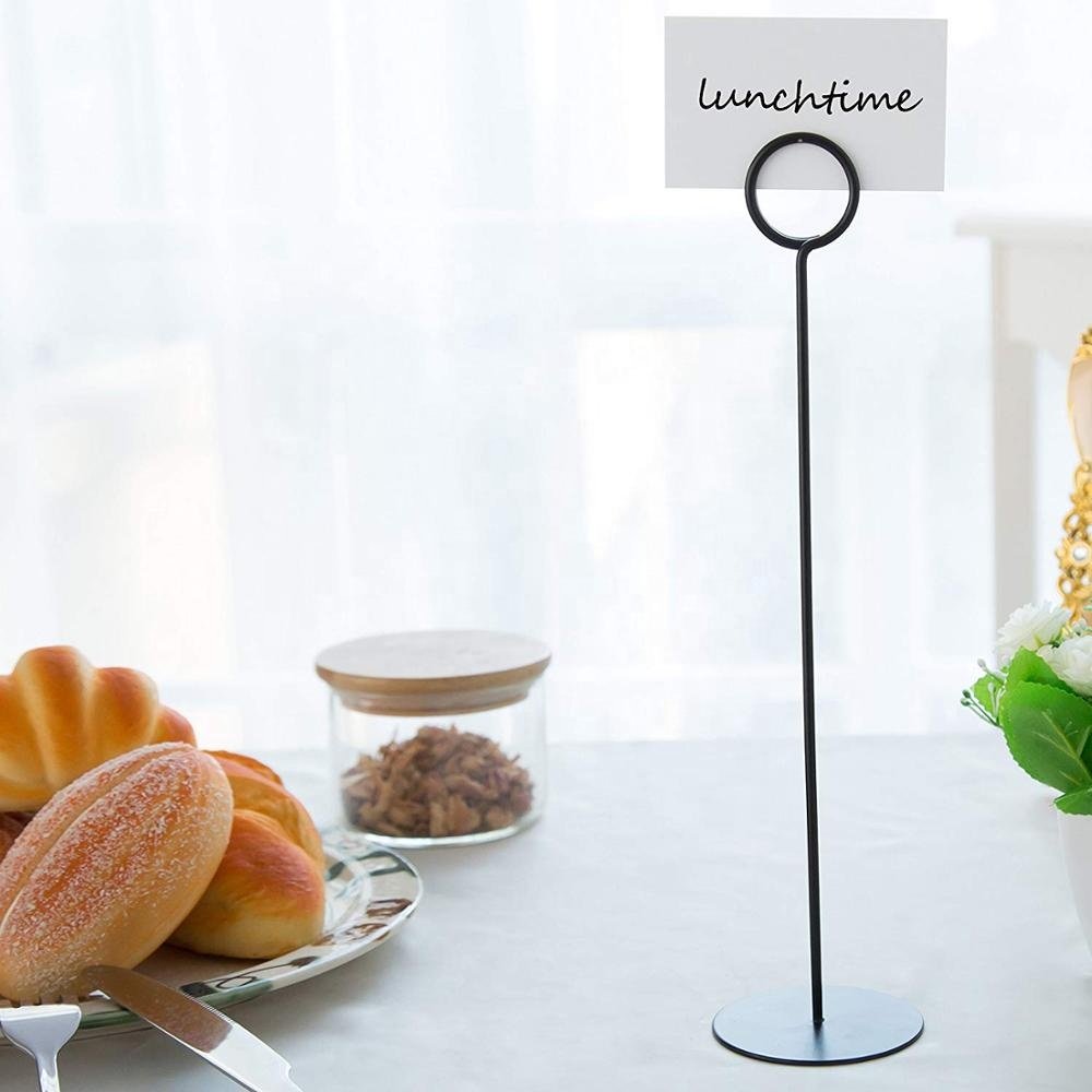 RuiMei Metal Place Card Stand Table Number Holder