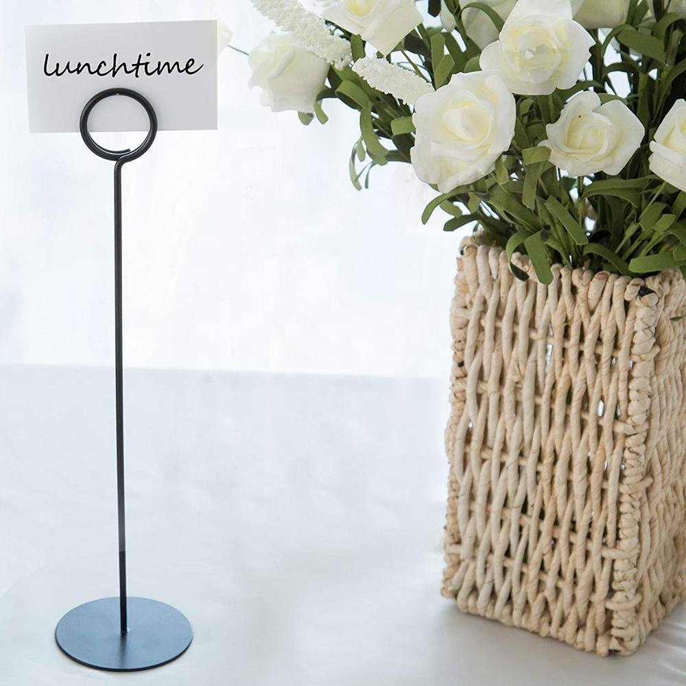 RuiMei Metal Place Card Stand Table Number Holder