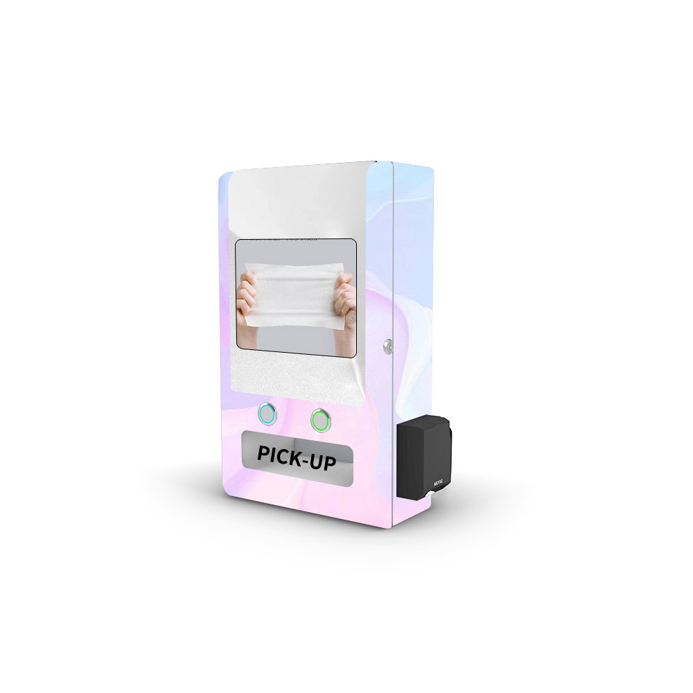 Custom 24/7 Self-Service Credit Card Payment Mini Wall Mounted Sanitary Pad Napkin Hygiene Products Wet Wipe Vending Machine