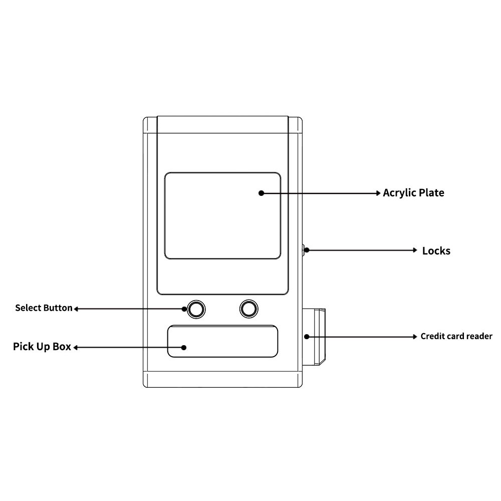 Custom 24/7 Self-Service Credit Card Payment Mini Wall Mounted Sanitary Pad Napkin Hygiene Products Wet Wipe Vending Machine