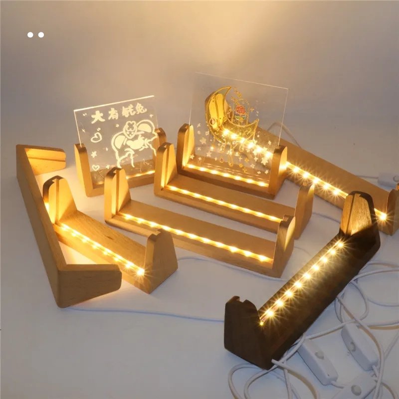 Place Card Holders Wood Table Number Stand Table Photo Holders Events Decoration Display Wood Promotion Gift Wedding Party
