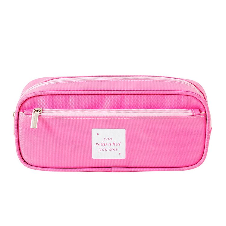 New Printing Creative Multifunctional Large Capacity Pencil Bag Passport Card Holder Wallet Bag