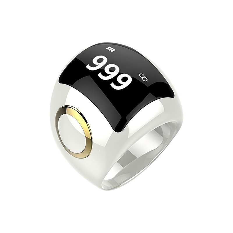 Religious Gift Glow In The Dark Black Trendy Fashion Jesus Muslim Jewelry Mens Titanium Luminous Rings Smart Ring