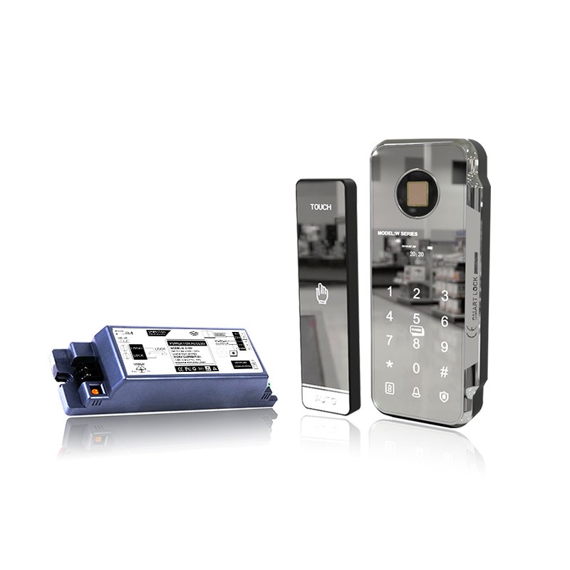 Automatic Door Access System Solution Card Password Control Keypad Push Button With Electric Lock