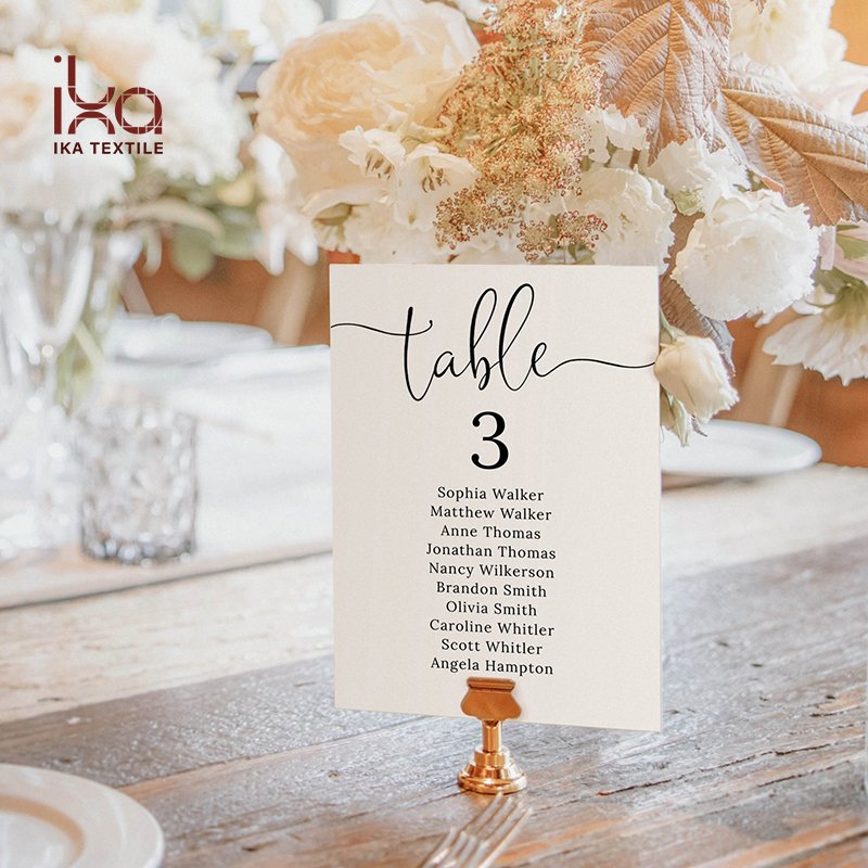 Unique Customized Print Paper Table Number Cards 1-30