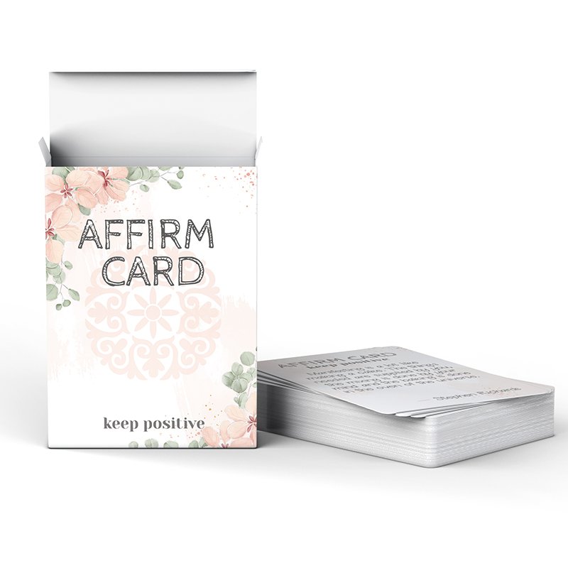 Personalised Custom Daily Manifestation Card Game Affirmation Cards Custom Printing With Box