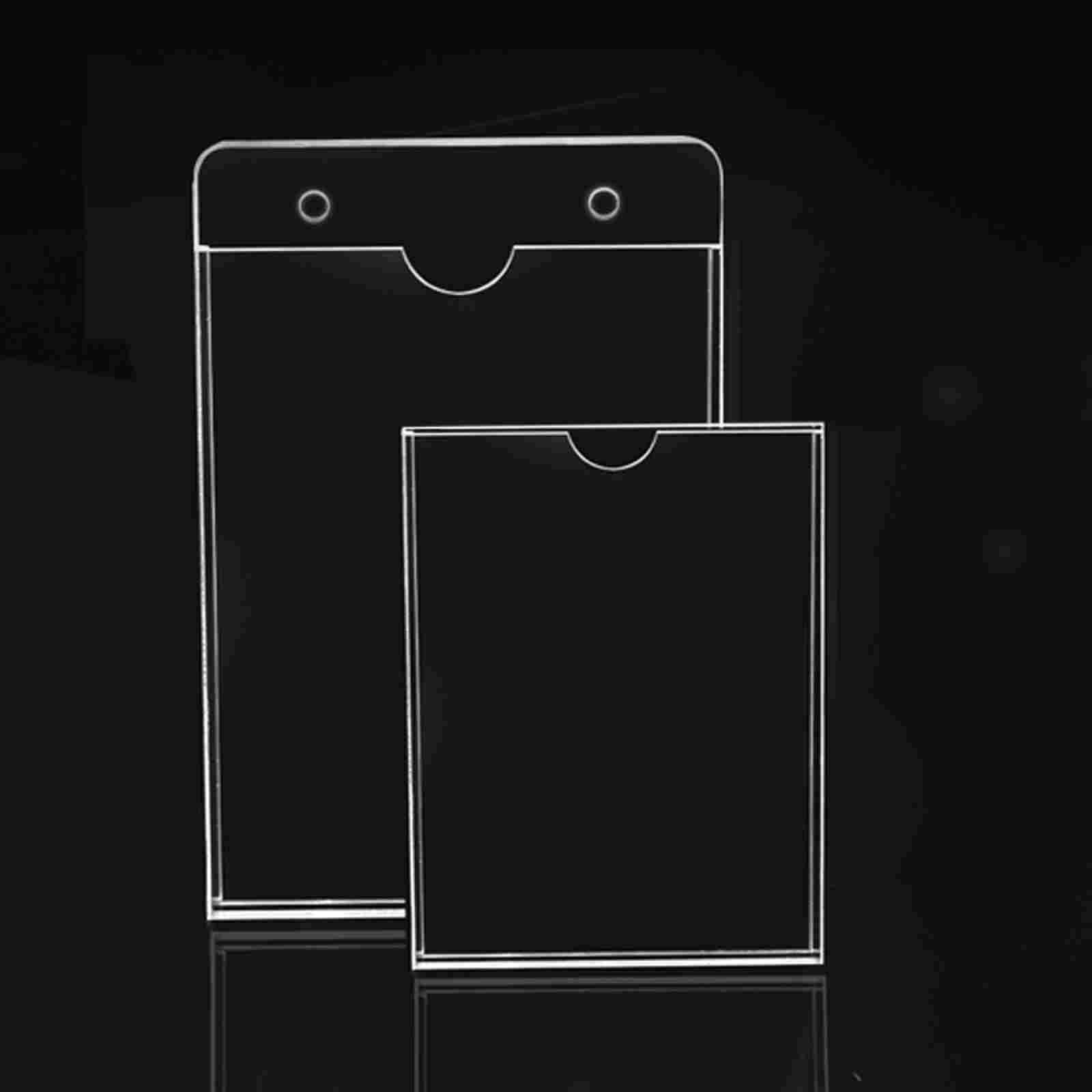 Acrylic Card Slot Double-Layer Single-Layer Slot Transparent Acrylic Plate Insert Paper Data Display