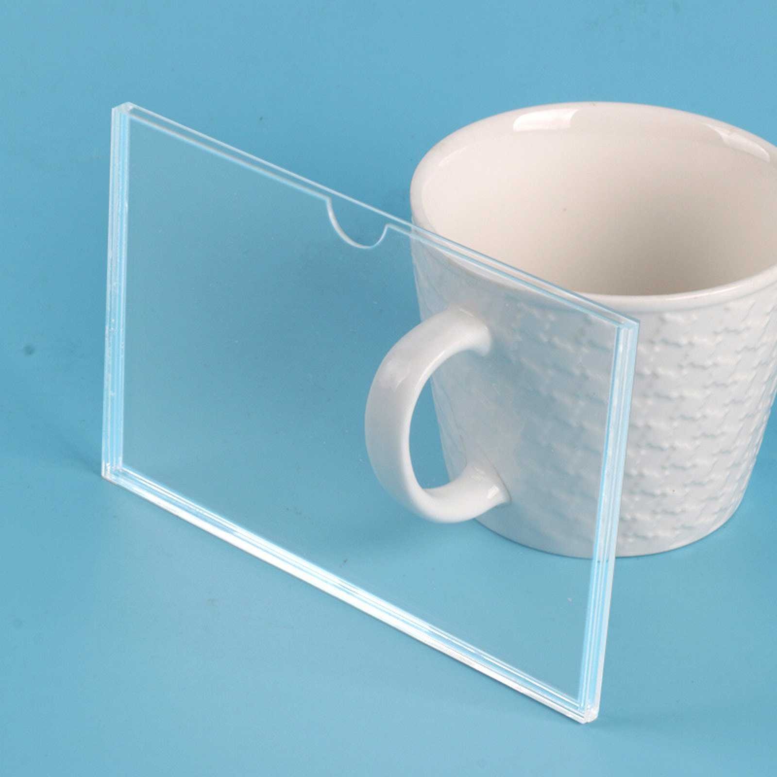 Acrylic Card Slot Double-Layer Single-Layer Slot Transparent Acrylic Plate Insert Paper Data Display