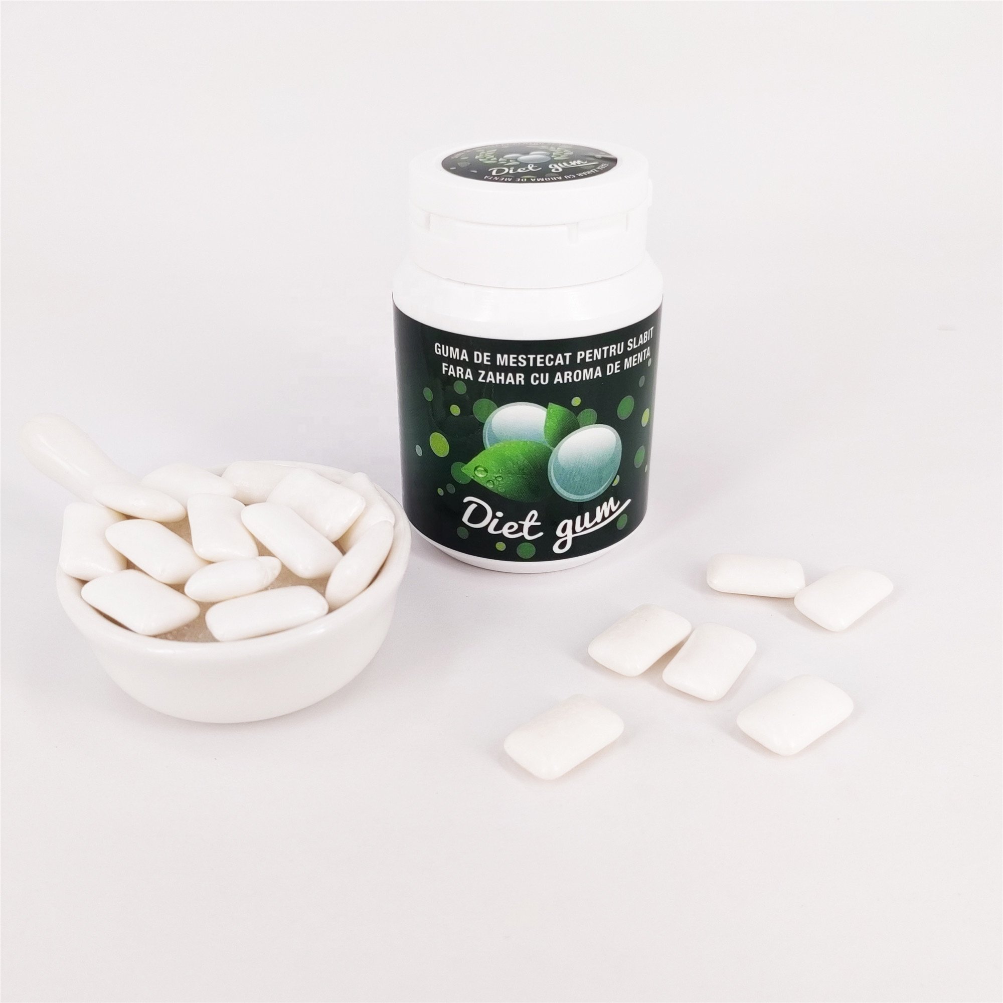 Kosher Halal Erythritol Xylitol Chewing Gum Factory Supply Directly OEM Service Chewing Gum