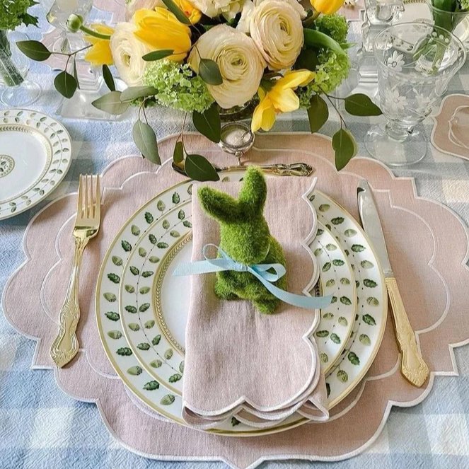 Embroidery Place Mat Made By Hand Round Floral Place Mat For Wedding Place Mats For Dinner Plates
