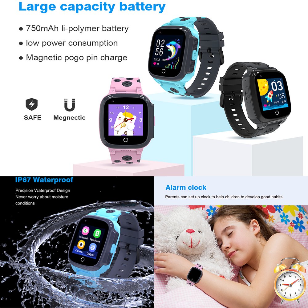SIM supported calling smart watch phone sim card supported voice call gps positioning kids smart watch