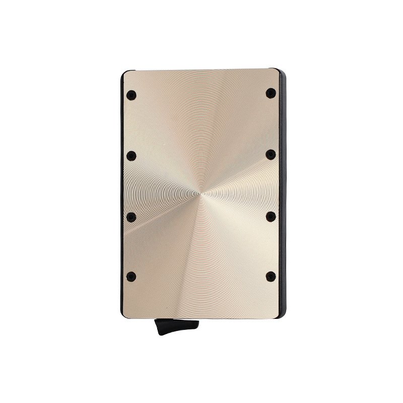 Top Seller RFID Blocking Aluminum Alloy Metal Wallet Front Pocket Pop Up Credit Cards Holder